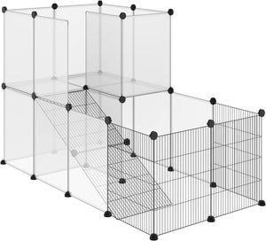 Recinto Modulare per Roditori  27 Pannelli Metallo e Resina 140 x 70 H90cm