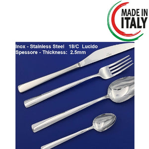 Forchetta Dolce 12pz in Acciaio Inox 18/C Lucido Spessore 2.5mm uso Professionale