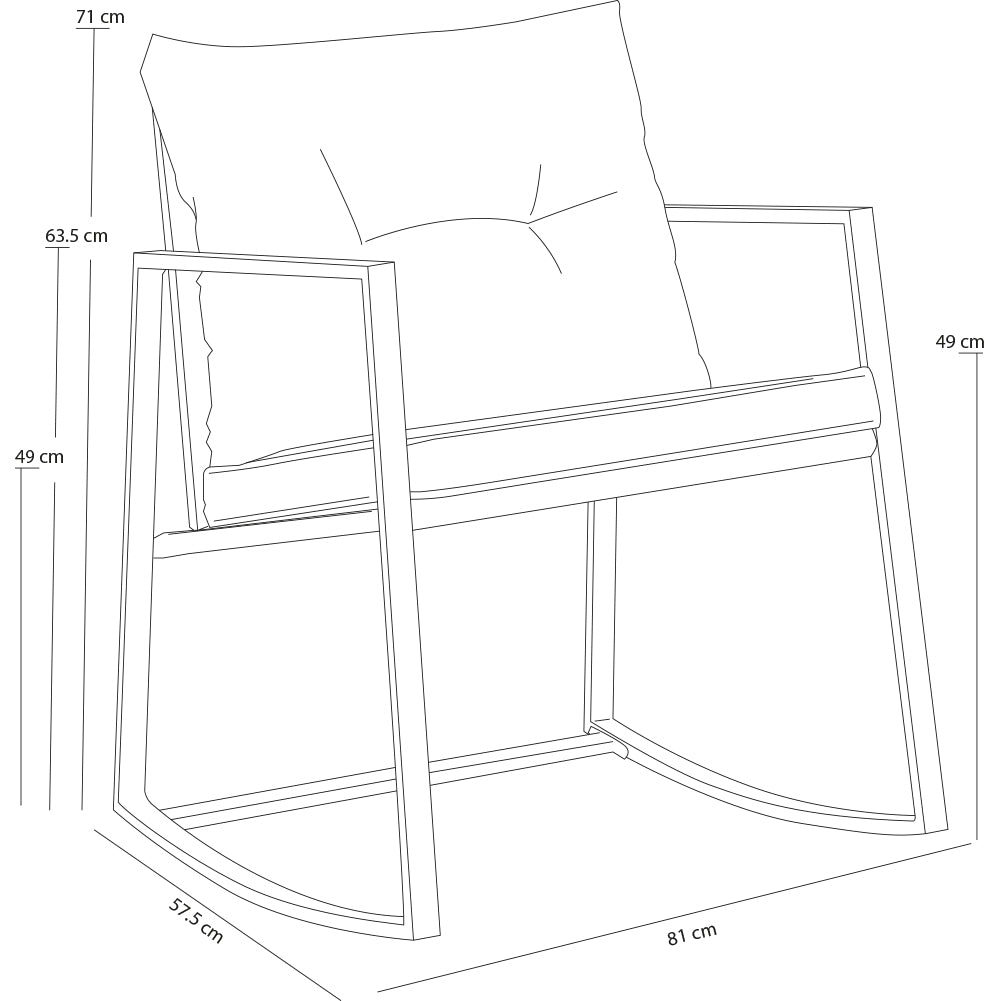 Set Tavolo e Poltrone Dondolo da Esterno Mobili Giardino Polyrattan Beige e Nero