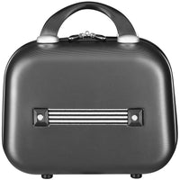 Set 3+1 Valigie Rigide Easy Roll Trolley Bagaglio e Beauty Case Viaggio Grigio