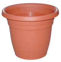 Vaso tondo thea ics pp terracotta cm 26 h.cm 21 (12 pezzi) Ics 