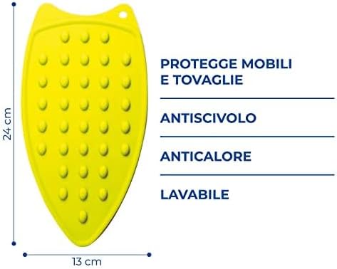 Kit 4pz Ferro da Stiro Poggiaferro Silicone 2 Stick Profumati e Soletta Protezione