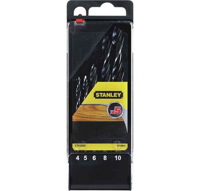 PIRANHA/STANLEY STA56001 (X56001) CASSETTA 5 PUNTE ELICOIDALI STANLEY PZ 1,0