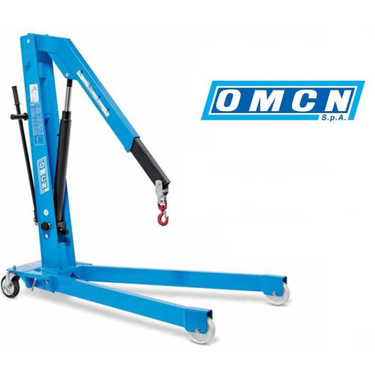 GRU IDRAULICA A CARRELLO PIEGHEVOLE 500Kg GP05/DE OMCN