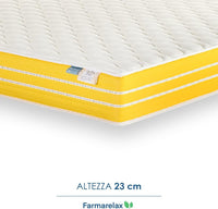 Materasso memory foam 140x200 h 22 cm dispositivo medico CE Fascia 5D super traspirante spedito sottovuoto Farmarelax