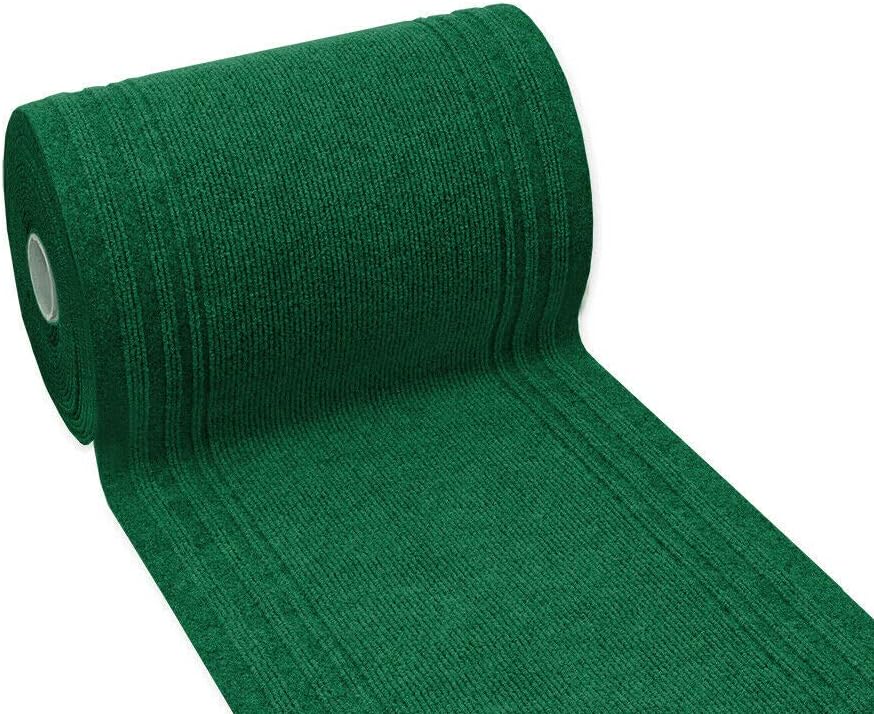 Tappeto Passatoia Antiscivolo 67x80 cm Interno Esterno Corridoio Scala Assorbente Verde