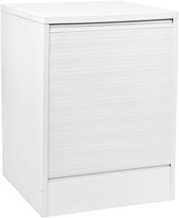 Coprilavatrice a serrandina in resina bianco universale 57P x 65l x 86H