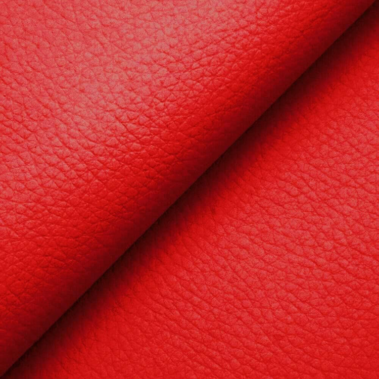 Tessuto Ecopelle Idrorepellente 140x120 cm Pelle Sintetica Morbida Rivestimento Rosso