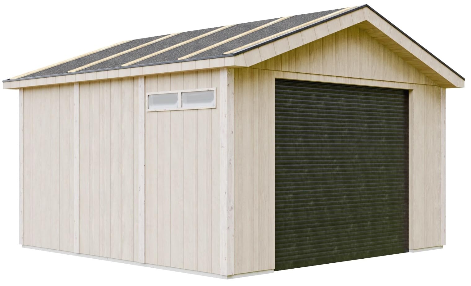 Garage di QUALITÀ PREMIUM 13 m² - L378xL412 cm - Capannone da giardino Timbela M990B