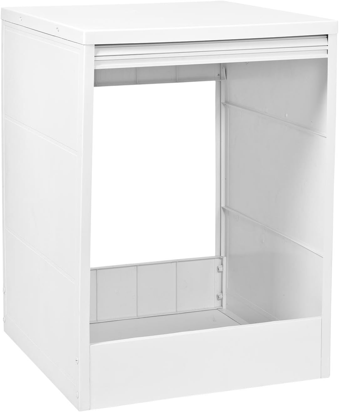 Coprilavatrice a serrandina in resina bianco universale 57P x 65l x 86H