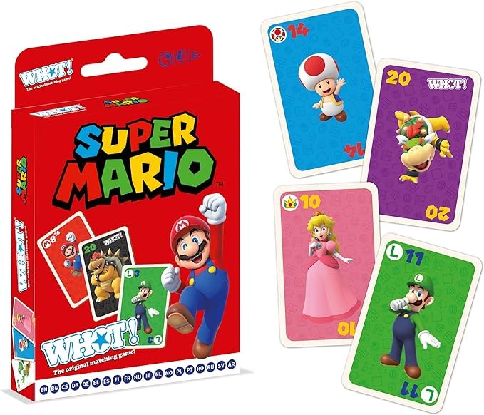 Carte da gioco Whot edizione Super Mario Nintendo