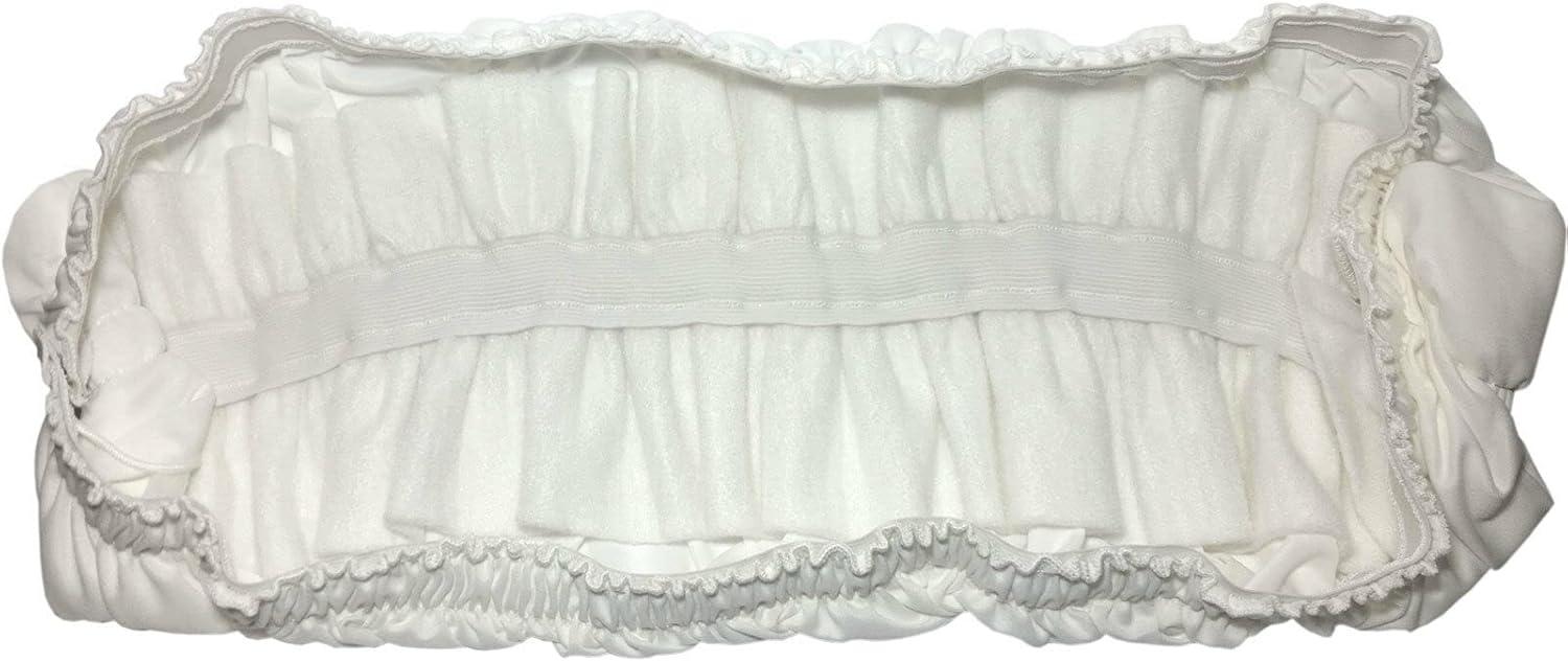 Copritermosifone Stoffa In Cotone Copricalorifero Elasticizzato Bianco 30 x 50 cm