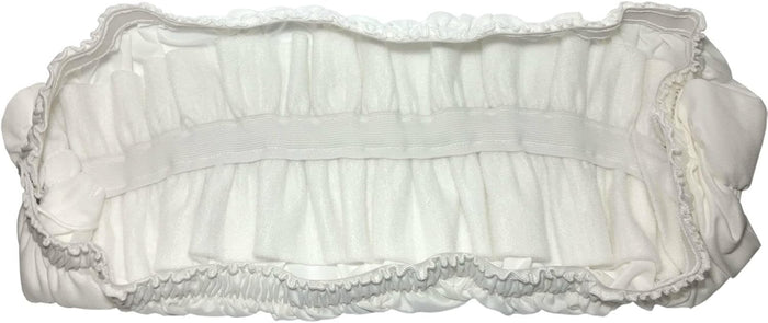 Copritermosifone Stoffa In Cotone Copricalorifero Elasticizzato Bianco L 70 x 100 cm