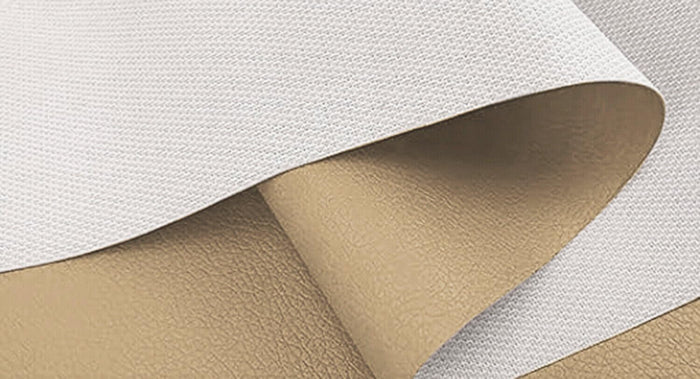 Tessuto Ecopelle Idrorepellente 140x280 cm Pelle Sintetica Morbida Rivestimento Beige