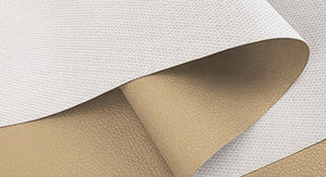 Tessuto Ecopelle Idrorepellente 140x200 cm Pelle Sintetica Morbida Rivestimento Beige