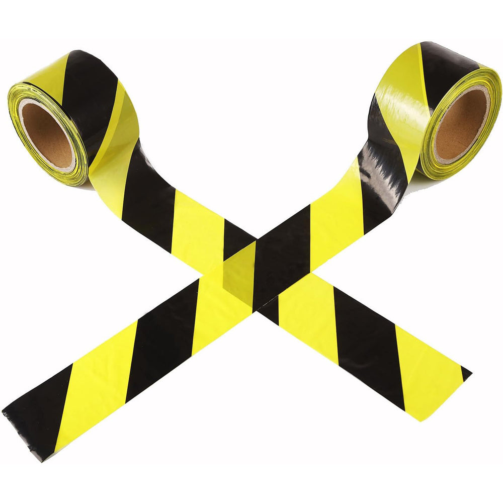 NASTRO SEGNALETICO IN PVC ADESIVO GIALLO/NERO 50mm X 33 m ZONE A RISCHIO VALEX 1960472