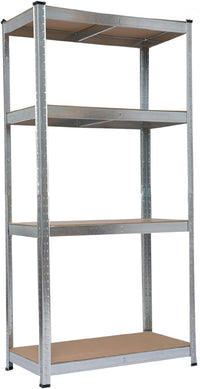 S1851044 - Scaffale in metallo e MDF 4 ripiani L. 80