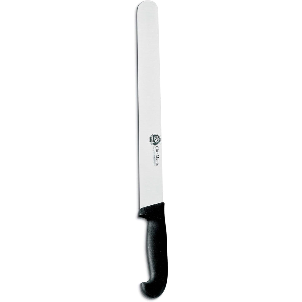 COLTELLO LARGO DA PROSCIUTTO IN ACCIAIO INOX MANICO ATOSSICO 30cm AUSONIA 067497