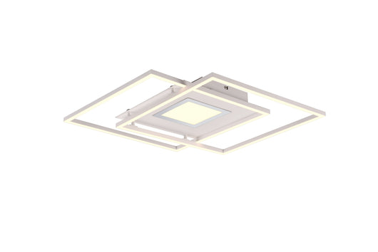 Plafoniera LED con telecomando Mainz bianco