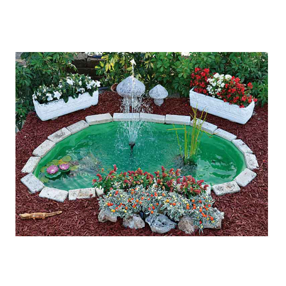 Laghetto da giardino nemi da litri 270 dimensioni 185x115xh36 cm