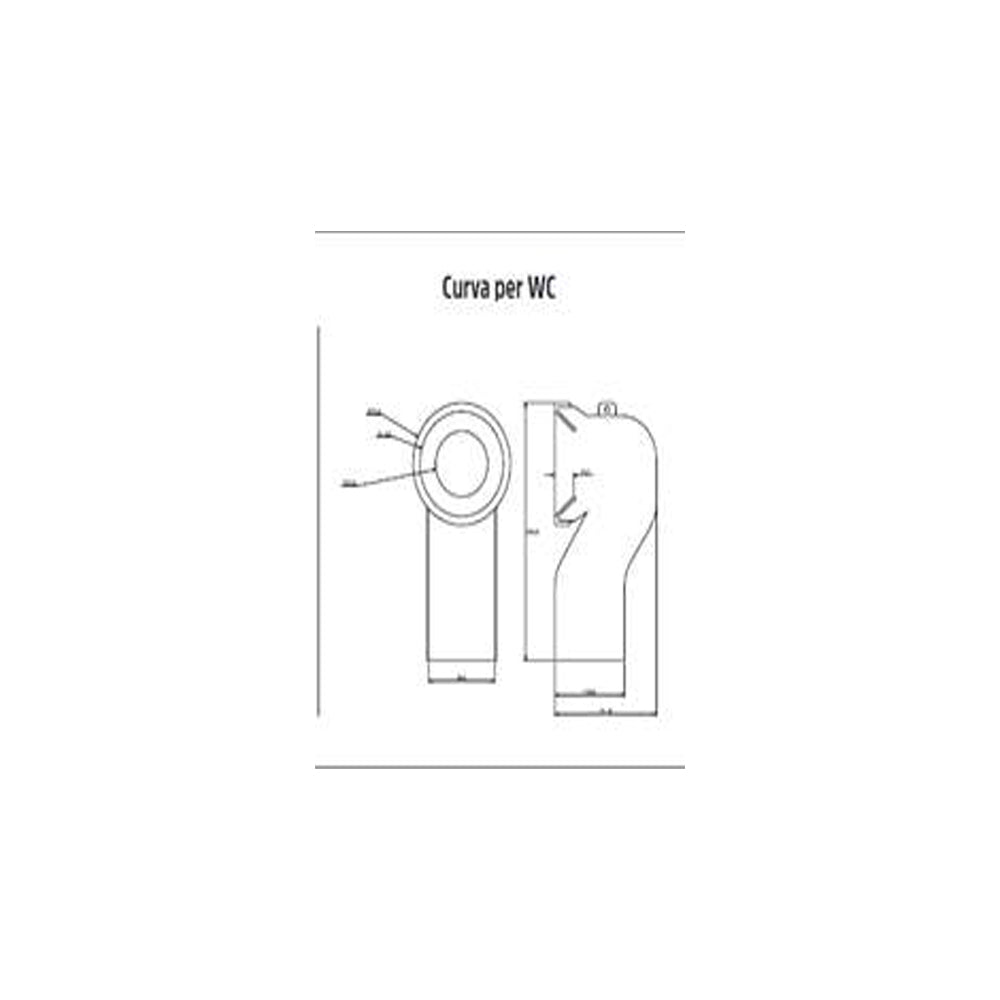 Sanitari ceramica dark a pavimento vaso wc bidet sedile e curva