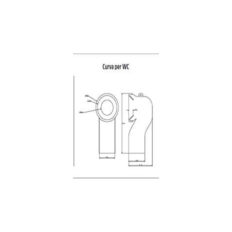 Sanitari ceramica dark a pavimento vaso wc bidet sedile e curva