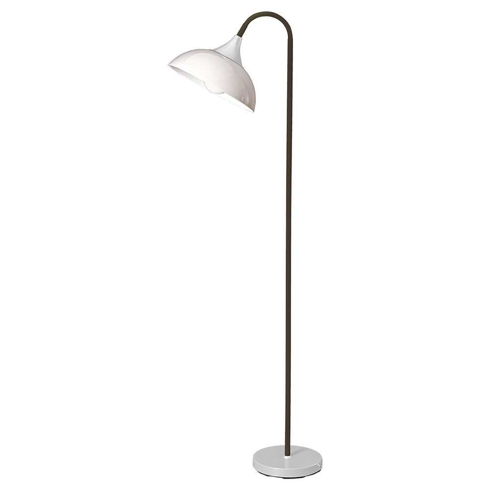 Piantana Contemporanea Swan Nero 1 Luce E27