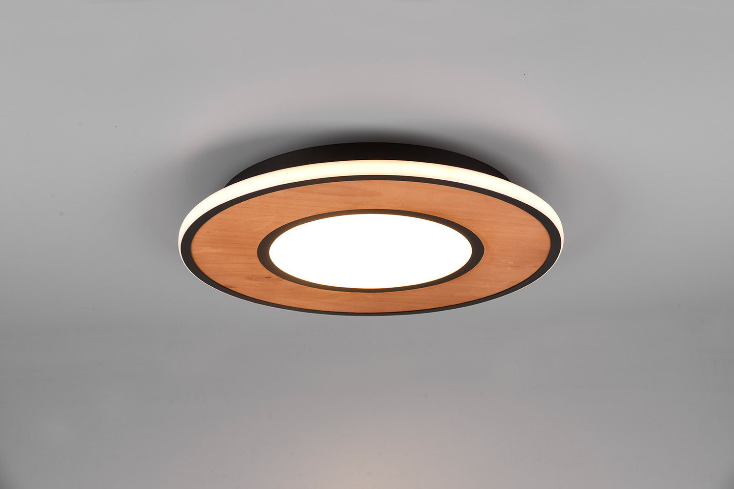 Plafoniera da Interno a LED SMD in Legno Naturale Naturale