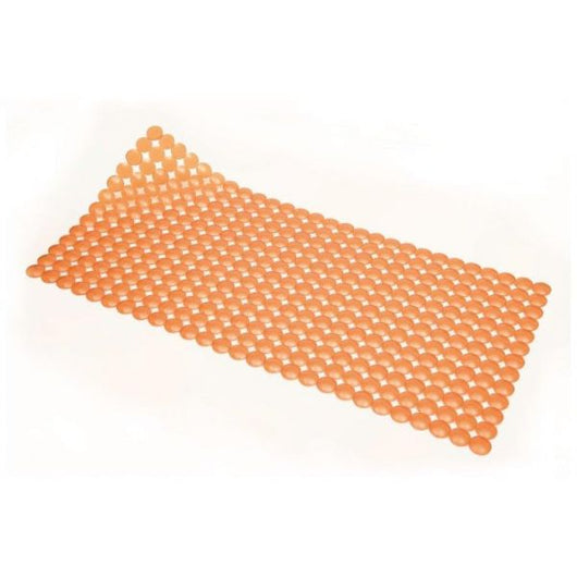 Tappeto antiscivolo per vasca - Modello Rondo - Colore Arancio