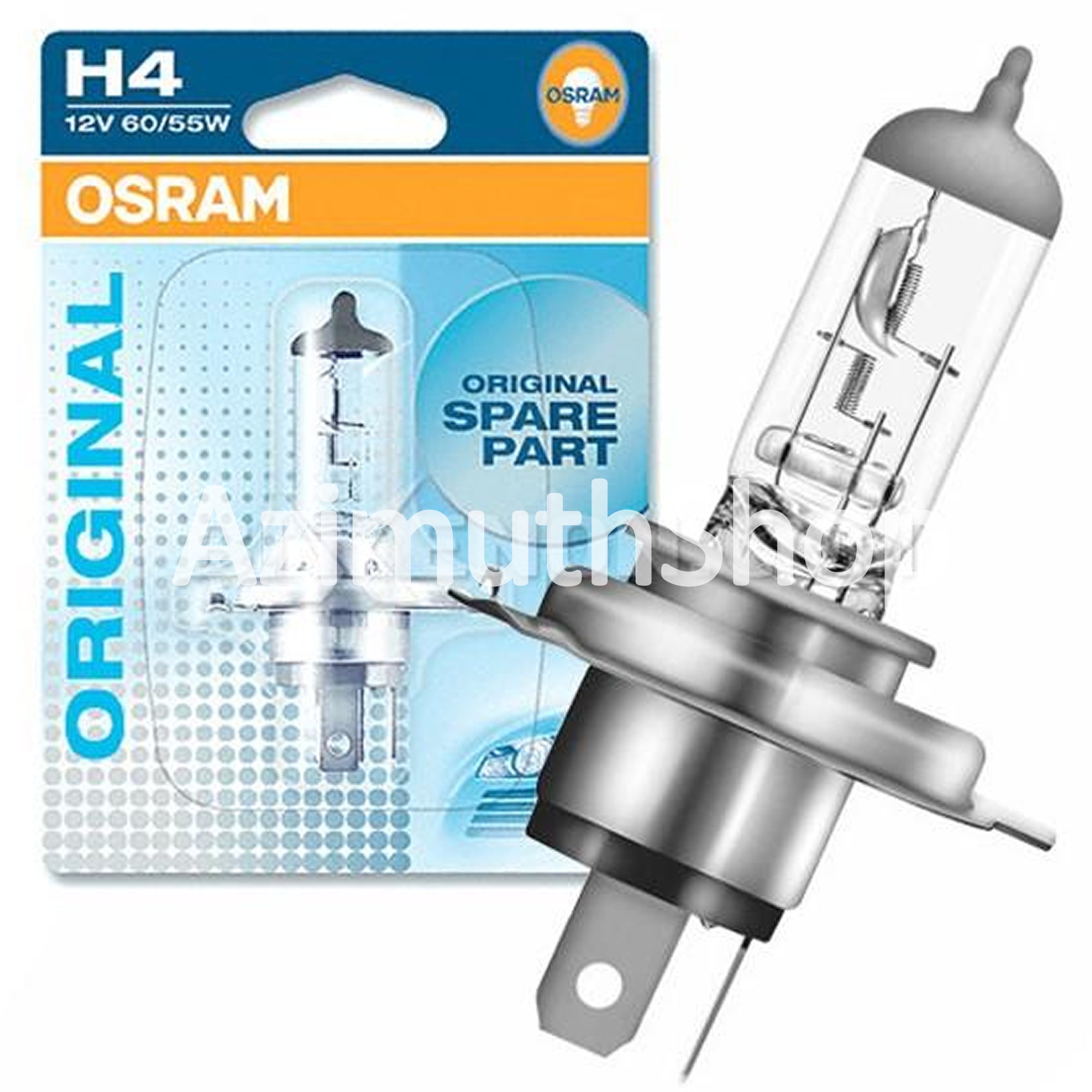 Lampada osram bilux h4 cool blue dk auto 60/55w 12v p43t