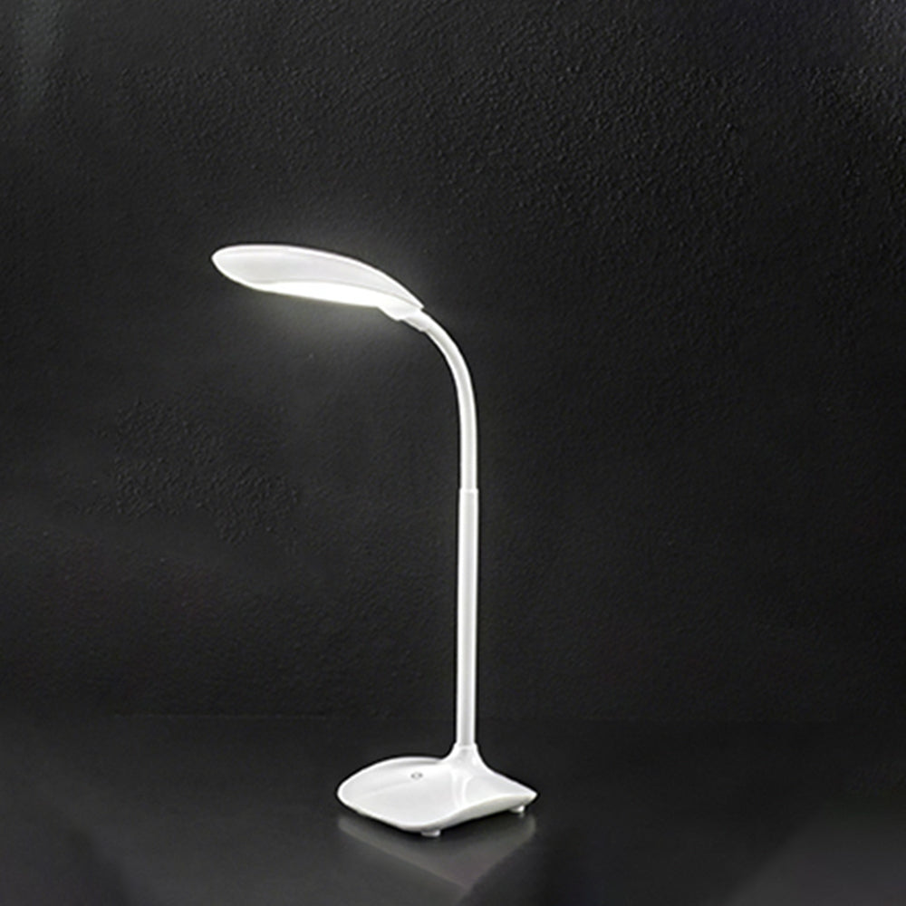 Lampada Da Scrivania Moderna Mouse Bianco Led