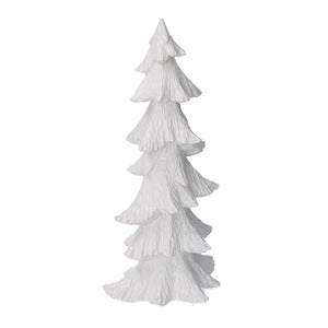 Albero resina bianco cm 18,5x14xh36