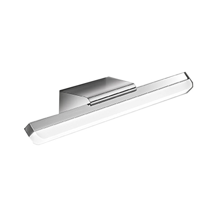 Applique Moderna Metallo Bold Cromo Lucido Led Luce Naturale Piccola