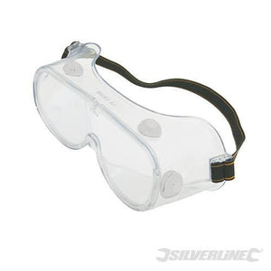 Occhiali protettivi di sicurezza ventilazione indiretta Silverline da lavoro