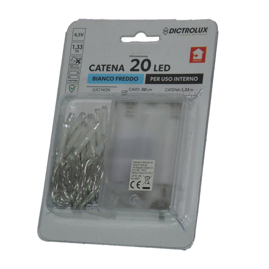 CATENA LED BIANCO FR 20LED