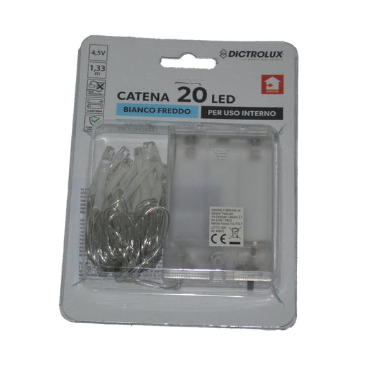 CATENA LED BIANCO FR 20LED