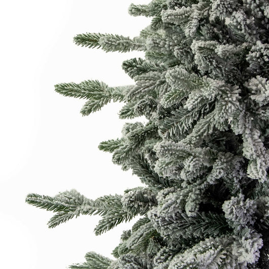 Albero di Natale Artificiale Innevato 180 cm 1844 Rami Grinch Slim Verde