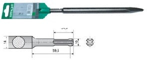 HIKOKI ACC. SCALPELLO SDS-PLUS PUNTA MM.250