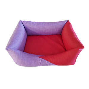 Cuccia in teflon per cani waterproof medora purple red cm 85