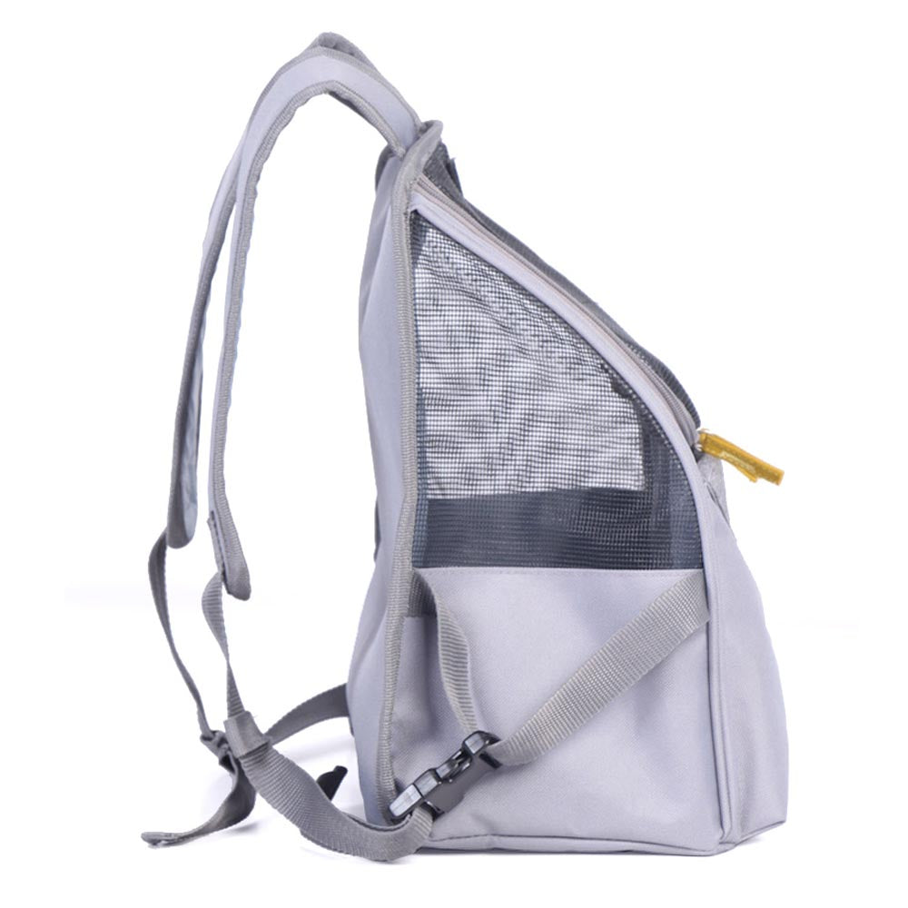 Zu e lu zaino per animali carrier grey paros medium 7 kg