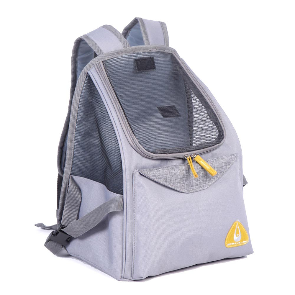 Zu e lu zaino per animali carrier grey paros medium 7 kg