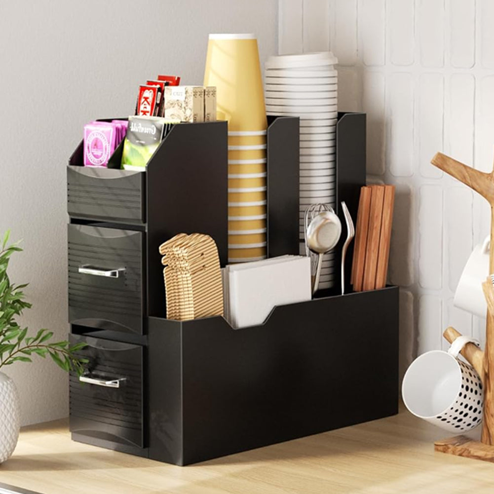 Contenitore Capsule Portacialde Caffè 11 Scomparti Coffee Station Organizer Bar