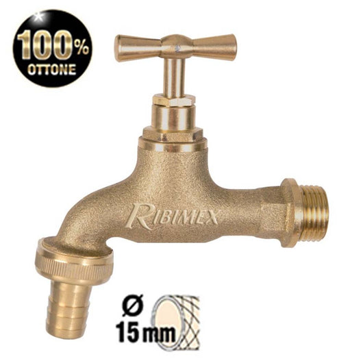 Rubinetto da giardino valvola in ottone - Ribimex PRA/TLB.4400