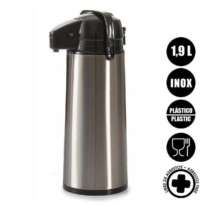 Thermos Grande con rubinetto Capacità  1.9LT Acciaio Inox Plastica 13x17 H35.5cm