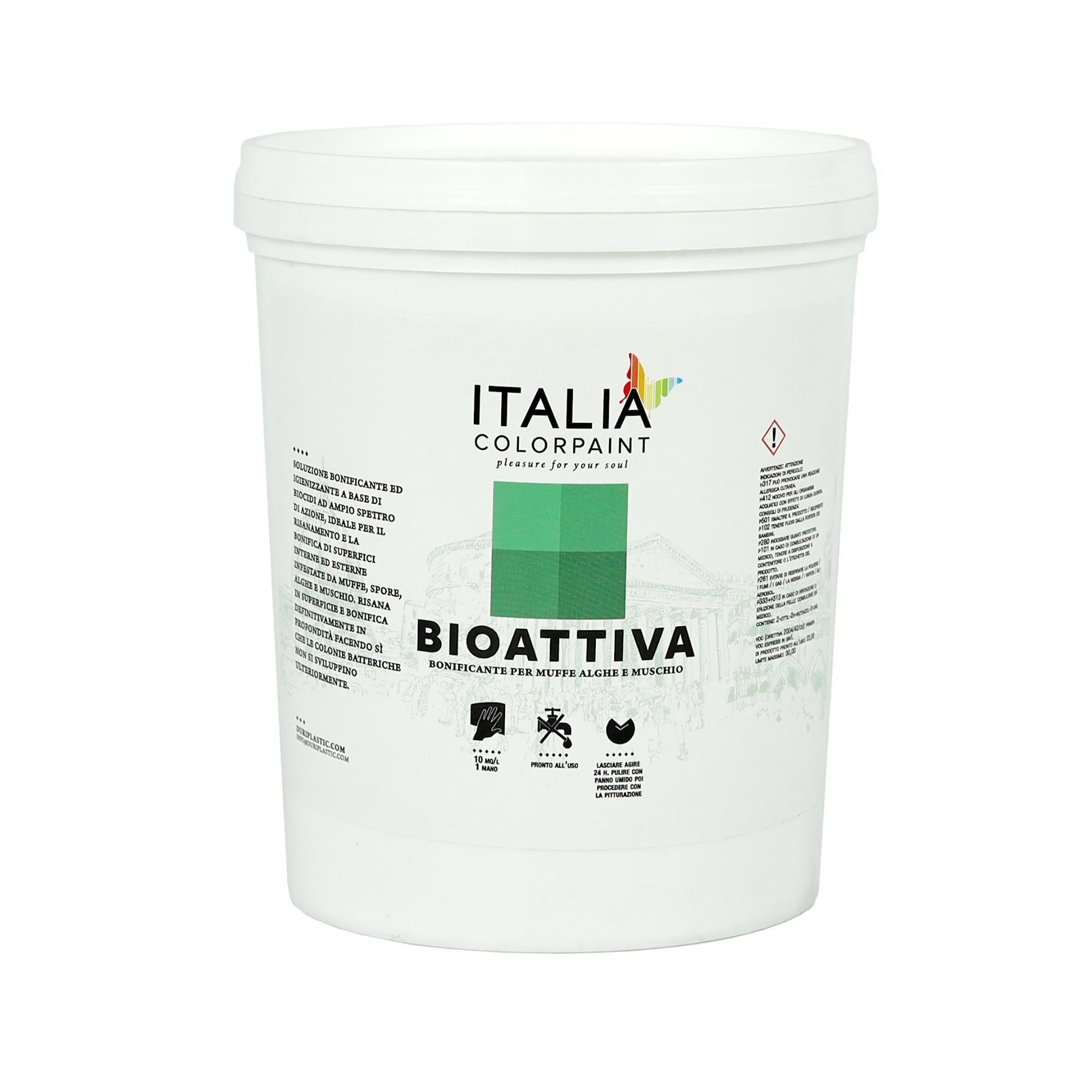 Trattamento completo antimuffa isoltherm fissativo bioattiva paintherm mq 50