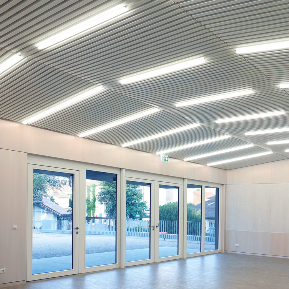 Plafoniera led soffitto 20w slim 60 cm risparmio energetico 4500k pezzi 3