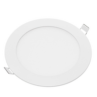 Pannello led incasso 155cm 12watt slim tondo alimentatore incluso 2700k pezzi 3