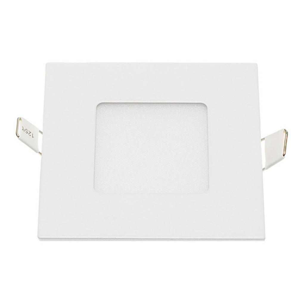 Pannello led incasso 7.5cm 3watt slim quadro alimentatore incluso 6000k pezzi 3