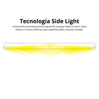 Pannello led incasso 20.5cm 18w slim quadro alimentatore incluso 6000k pezzi 3