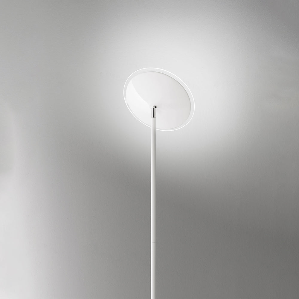 Piantana In Metallo Contemporanea Febe Bianco Led